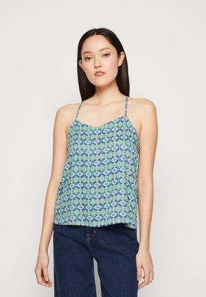 ONLY ONLALMA LIFE CYRUS SINGLET  - Μπλούζα - algiers blue/gwen