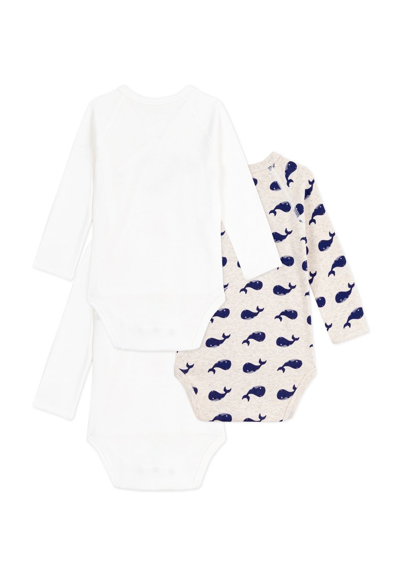 Petit Bateau BABY SEMAINIER BALEINE 5 PACK UNISEX - Body - White/mint...