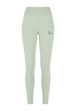 SMALL SIGNATURE ESSENTIAL  - Legging (type pantalon) - light mint