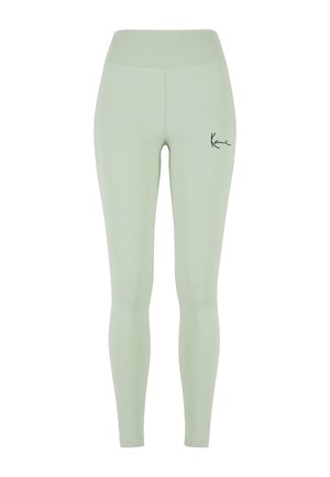 Karl Kani SMALL SIGNATURE ESSENTIAL  - Leggings - light mint