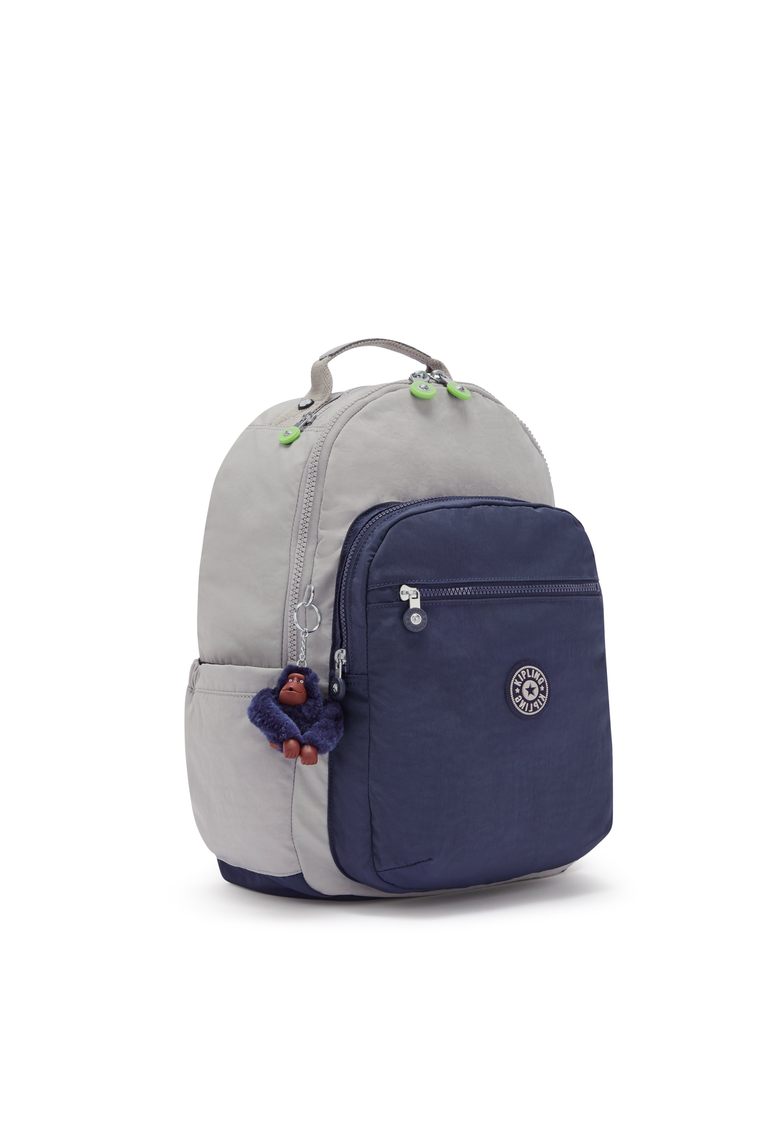 Kipling BACK TO SCHOOL SEOUL - Schooltas - playful grey/lichtgrijs - Zalando .nl