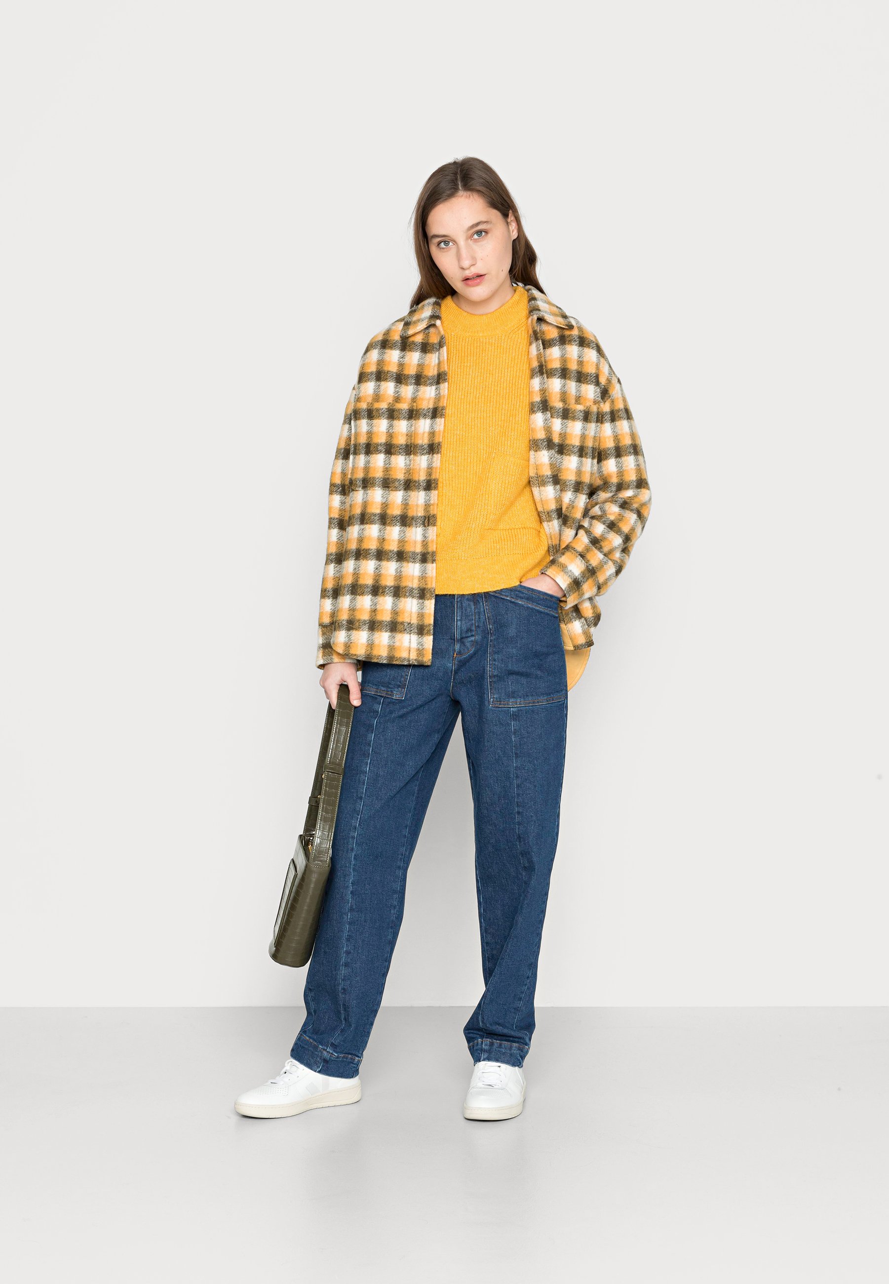 NAF NAF ZELIA - Maglione - colza/senape - Zalando
