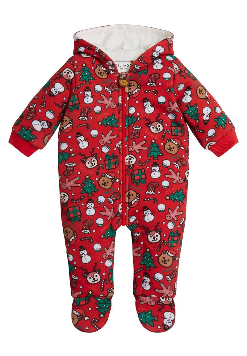 Guess MIT ALLOVER PRINT Jumpsuit rot/red Zalando.de