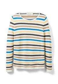 TOM TAILOR NEW OTTOMAN - Svetr - blue multicolor stripe