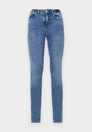 Slim jeans i ljusblå denim med en klassisk design. Har fem fickor, bälteöglor och en subtilt blekt textur.