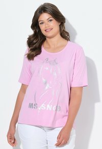 LAURASØN 1/2-ARM, RUNDHALSAUSSCHNITT  - T-shirts print - hydrangea
