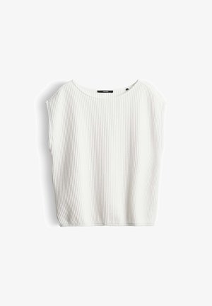 someday., RELAXED RIBBED FIT - T-shirt basic - milk