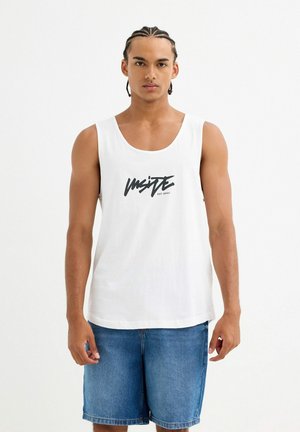 INSIDE, CAMISETA TIRANTES TEXTO INSIDE - Top - blanco