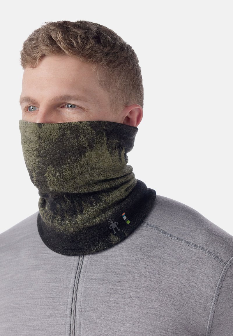 Smartwool THERMAL REVERSIBLE GAITER UNISEX - Tubehalstørklæder - north woods foggy pines