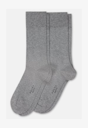 FALKE HAPPY 2 PACK - Socken - light grey melange