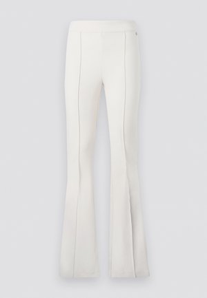 Guess, NEW FLARED EVELINA PANT - Stoffhose - dove white