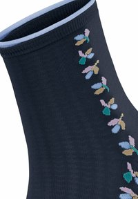 Esprit STRUCTURED LEAVES - Socken - marine