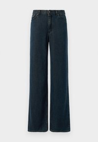 YOLANA PANTS - Vrečaste kavbojke - washed black