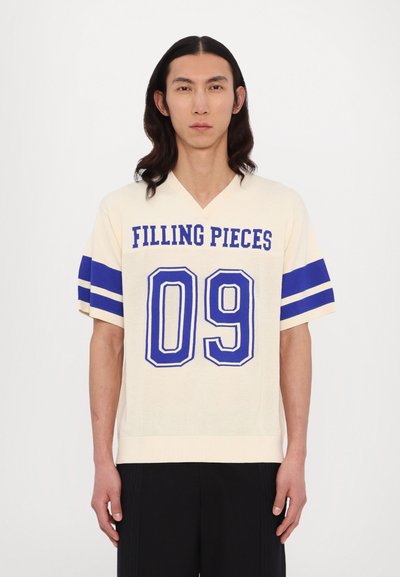 Filling Pieces AMERICAN FOOTBALL UNISEX - T-shirt imprimé - antique white
