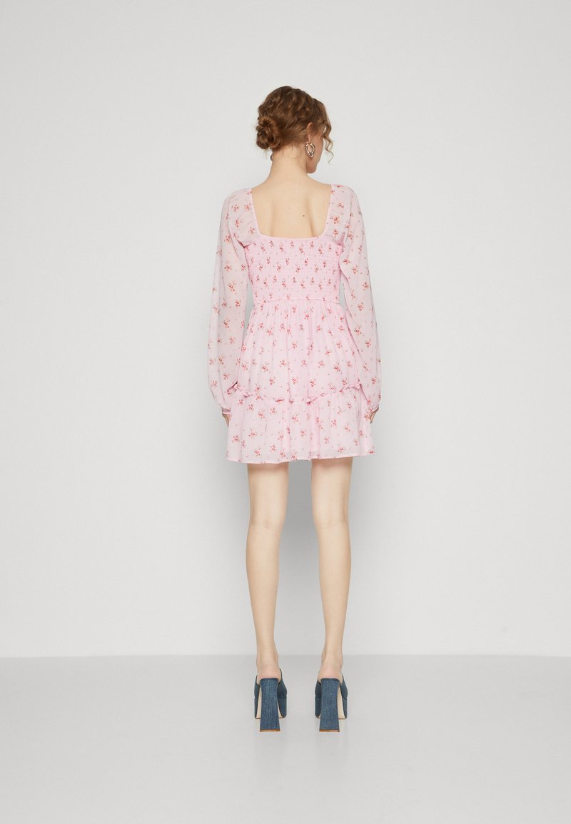 hollister pink lace dress Hollister Co. Lace-Up Back Dress - Day dress - pink/pink