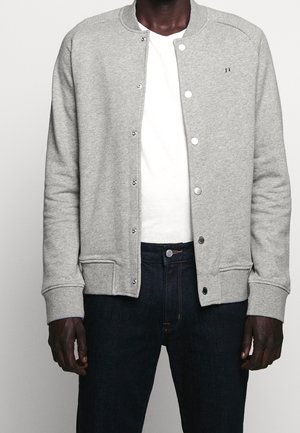 Zip-up sweatshirt - mottled grey