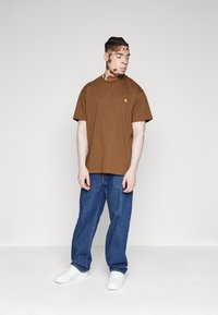 Carhartt WIP AMERICAN SCRIPT - T-shirts basic - lumber