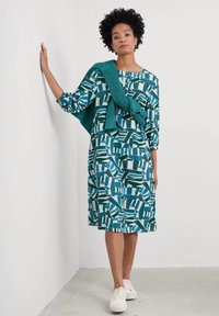 Seasalt Cornwall CALL - Denní šaty - teal cornish stones chalk