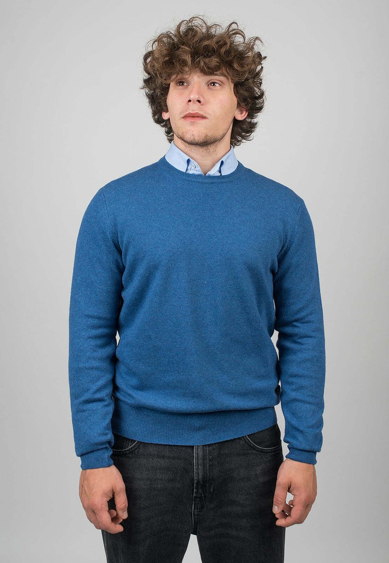 Dalle Piane Cashmere CREW NECK - Neule - blu royal