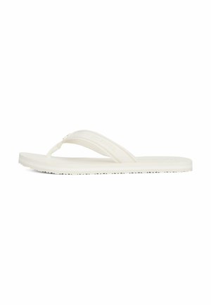 STRIPE LOGO  - T-bar sandals - ivory