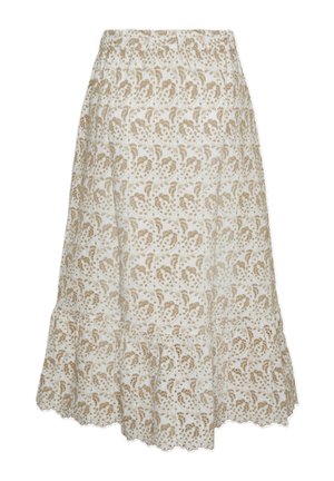 YAS YASAPRILLA ANKLE SKIRT - A-lijn rok - star white