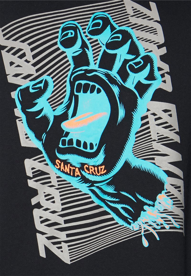 Damen Sweatshirts | Santa Cruz SPLIT STRIP HAND HOOD UNISEX Sweatshirt black/schwarz - DR55319 Damen Sweatshirts | Santa Cruz SPLIT STRIP HAND HOOD UNISEX Sweatshirt black/schwarz - DR55319