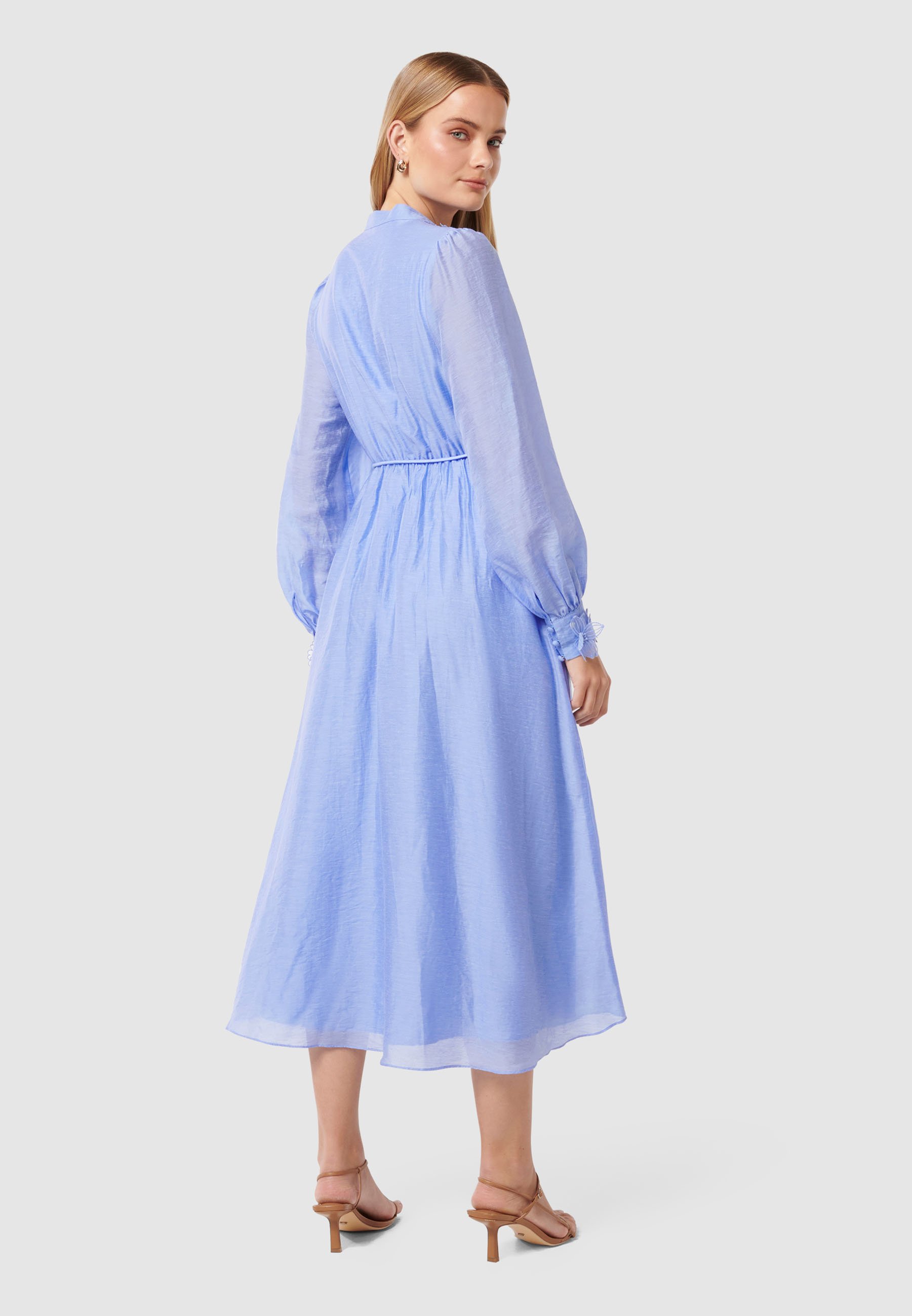 Forever New YASMIN FLORAL DETAIL MIDI DRESS - Vestido de cóctel
