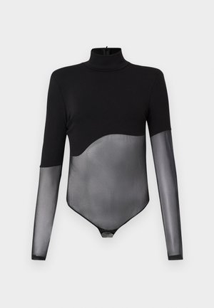 MY BODYSUIT THONG - Bluză cu mânecă lungă - black