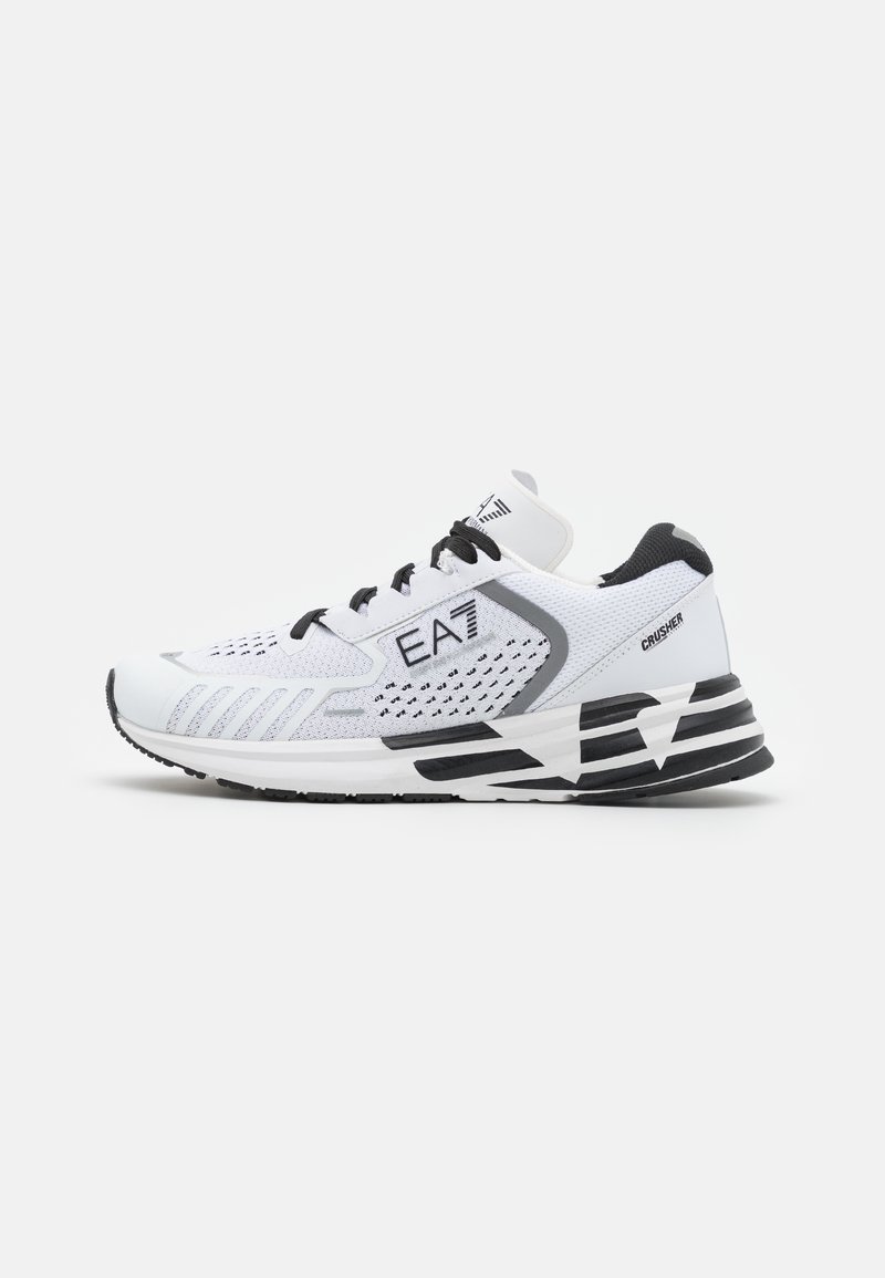 EA7 Emporio Armani CRUSHER DISTANCE UNISEX - Sneakers basse - white/black