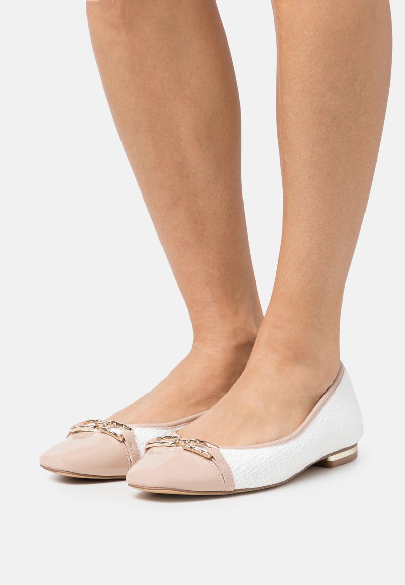 aldo white pumps