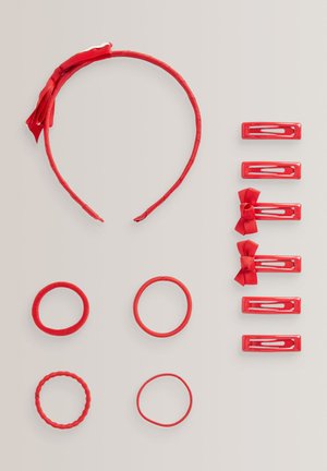 BUNDLE SET - Příslušenství k vlasovému stylingu - red