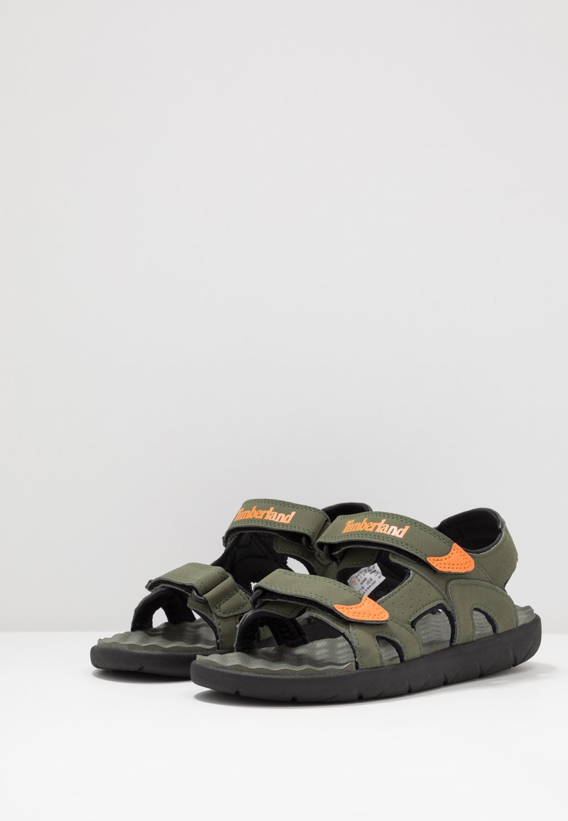 Kinder Riemchensandalen | Timberland PERKINS ROW 2 STRAP Trekkingsandale dark green/khaki - AH36254 Kinder Riemchensandalen | Timberland PERKINS ROW 2 STRAP Trekkingsandale dark green/khaki - AH36254