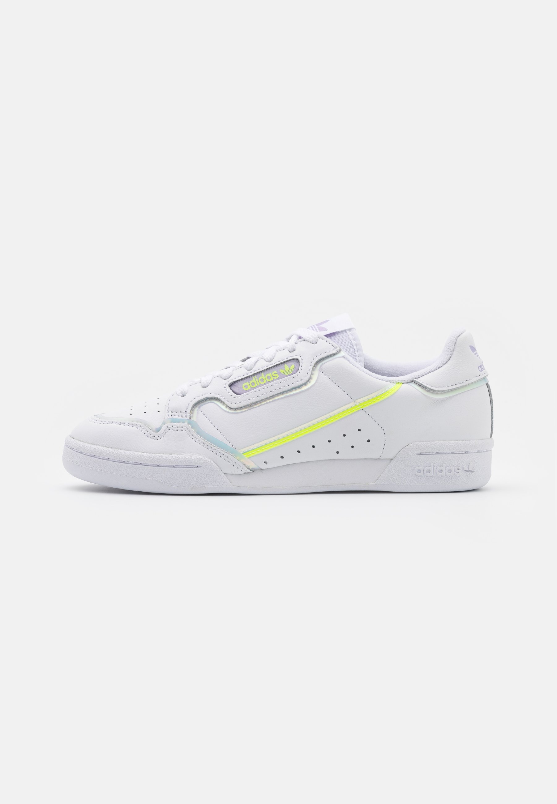 adidas continental 80 white and yellow