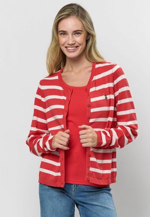 U.S. Polo Assn. UWMALIKA - Cardigan - poinsettia striped