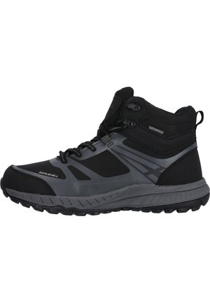 Lace-up ankle boots - black