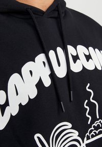 Jack & Jones Felpa con cappuccio - black