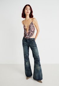 Jaded London EXTREME - Trapezaste traperice - denim