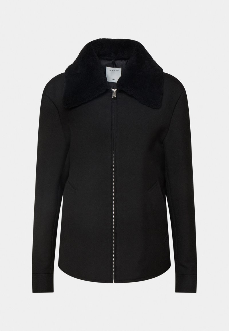 Herren Bekleidung | sandro HERON Übergangsjacke noir/schwarz - ZE01652 Herren Bekleidung | sandro HERON Übergangsjacke noir/schwarz - ZE01652