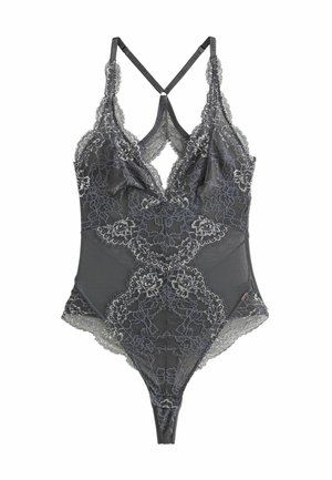 Lipsy PANEL PLUNGE   - Glaustinukė - grey