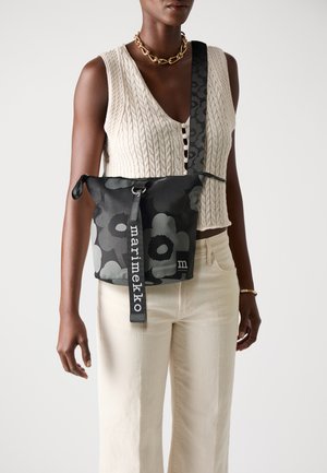 CARRY ALL UNIKKO - Cross body bag - grey/dark grey/black