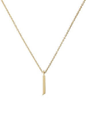 Design Letters HALSKETTE MIT GROß INITIAL CHARM GOLD (A-Z) - Halskette - gold-coloured