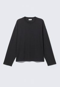 GREAT BOXY LONG SLEEVE - Long sleeved top - black dark