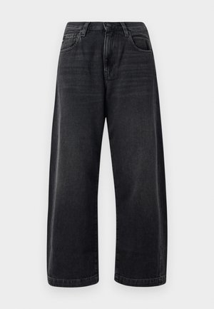HATTIE HIGH RISE BARREL - Jeans relaxed fit - black