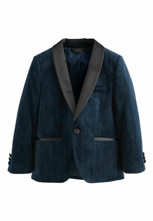 REGULAR FIT - TEXTURED - Blézerkabát - navy blue