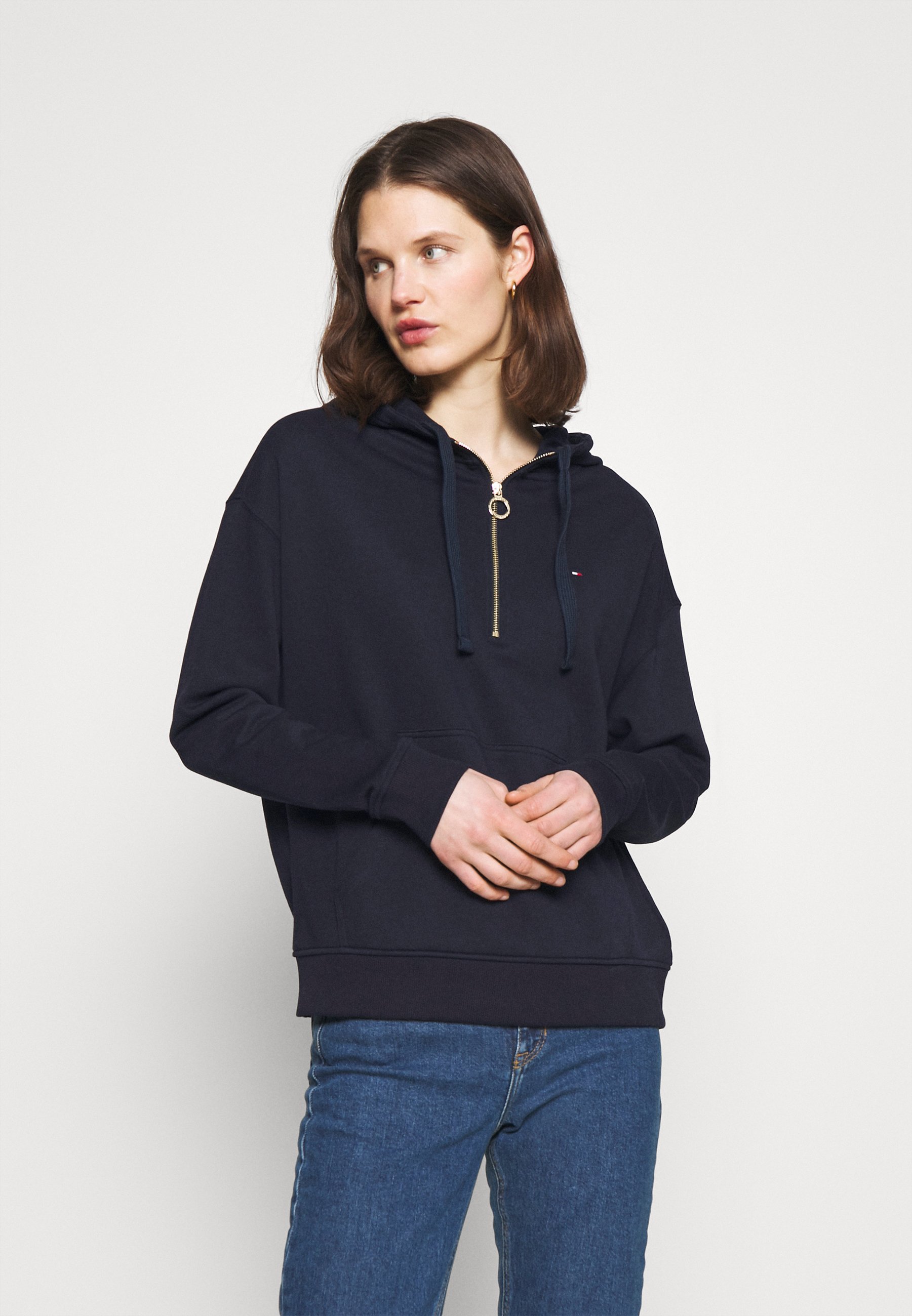tommy half zip jumper