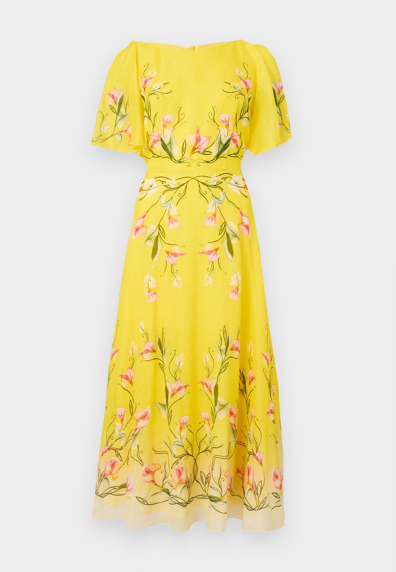 Marc Cain Robe longue - vibrant yellow/jaune - ZALANDO.FR