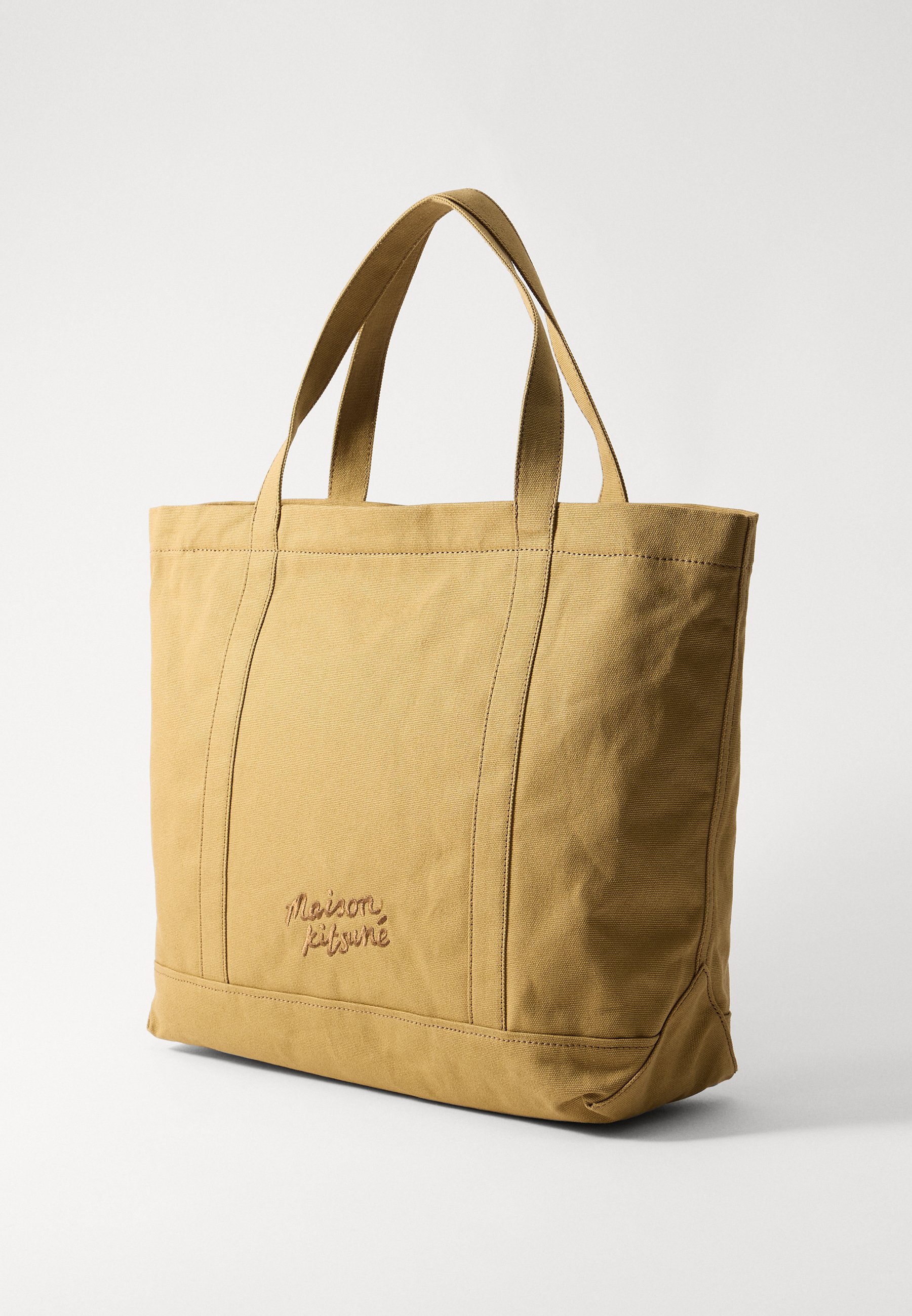 MAISON KITSUNE★Fox Head Large Tote Bag トートバッグ Chesnut FOX HEAD LARGE TOTE | Maison Kitsuné