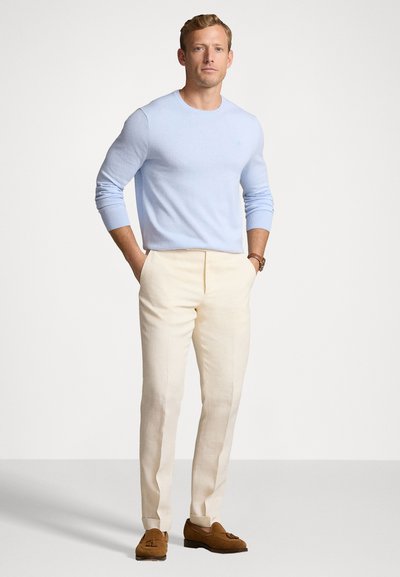 Polo Ralph Lauren COTTON-CASHMERE CREWNECK SWEATER - Jersey de punto - oxford blue