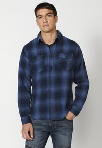 Koroshi LONG SLEEVE - Košeľa - azul blue