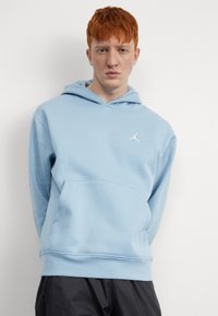 Jordan M J ESS FLC PO - Felpa con cappuccio - blue grey/(white)